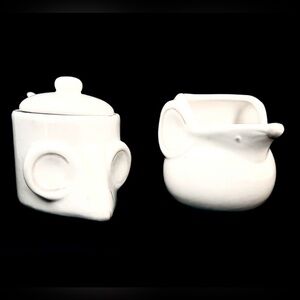 New!! Giftcraft Mouse Cream and Sugar Set Country Kitchen Decor Mice Adorable